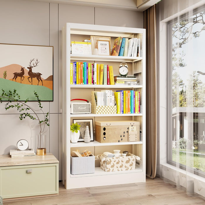 Commercial Grade Steel 71 Inch Adjustable Bookcase