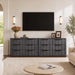 Bedroom Dresser with 6 Deep Wide Large Fluted Drawers for Closet