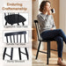 Windsor Dining Chairs Set of 4,Spindle Back Dining Chairs