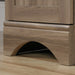 Harbor View Computer Desk, 66.14"D X 66.14"W X 30.28"H , Salt Oak Finish
