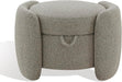 Couture Collection Danianna Light Brown Boucle Storage Ottoman (Fully Assembled)