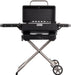 ® Electric Portable Charcoal Grill and Smoker with Steadytemp Analog Temperature Control, Collapsible Cart and 200 Cooking Square Inches in Black, Model MB20040722