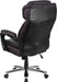 Hercules Series High-Back Swivel Leathersoft Office Chair, Ergonomic Executive Chair with Headrest and Adjustable Height, Black