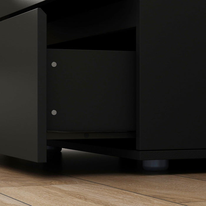 3 Drawer Dresser for Bedroom, Modern Chest of Drawers, Wooden Closet Storage Dresser Tower for Living Room, Black