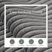 Gray 113Inch Modular Upholstered Sectional Sofa Sleeper