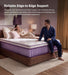 Queen Mattress 14 Inch Hybrid Mattress for Side Sleeper, Medium Plush
