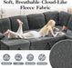 Convertible Sofa Bed With CloudLike Storage Chaise