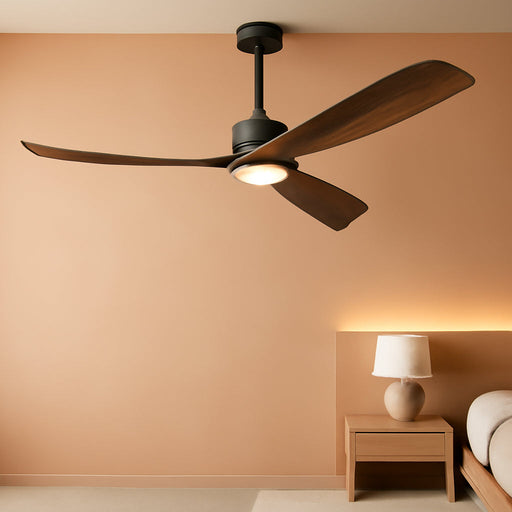 60-Inch Contemporary Dimmable Outdoor Smart Ceiling Fan