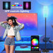 Smart LED 67InchTall FloorLamp With AppControl RGB