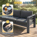 Aluminum Patio Furniture Set Oversized Patio Sectional Sofa for Seasons