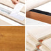 OLB-PWPBBO-12F 12 Inch Deluxe Wood Platform Bed / No Boxspring Needed / Wood Slat Support / Rustic Pine Finish, Full