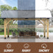 13x15 Feet Gazebo Weatherproof Outdoor Patio Space