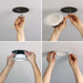 5 In. and 6 In. 3000K White Integrated LED Recessed Ceiling Light Fixture Retrofit Downlight Trim at 90 CRI, Soft White