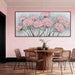 Flower Wall Art Pink Wood Wall Decor Botanical Oil Painting 32"X70" Large Artwork for Bedroom Canvas Paintings for Office