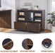 40Inch Industrial Hardwood Lateral Filing Cabinet Wheels