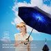 49/56 Inch Inverted Reverse Upside down Umbrella, Extra Large Double Canopy Vented Windproof Waterproof Stick Golf Umbrellas with C-Shape Handle.