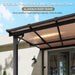 14x10 Gazebo Weatherproof Outdoor Patio Sloped Roof