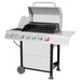 5-Burner Propane Gas Grill in Stainless Steel with Sear Burner and Side Burner