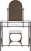 Clarisse Metal Vanity Set (58950MTL-01-KD-U)