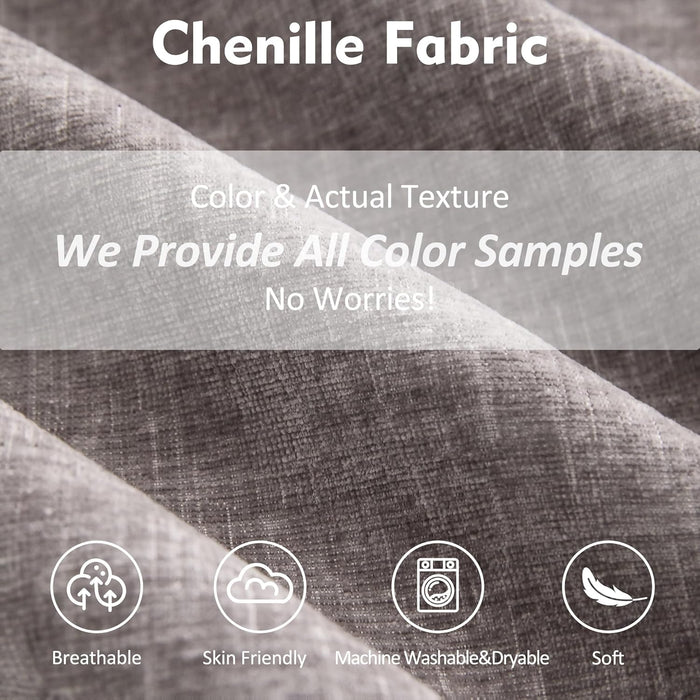 108 Inch U Shaped UltraModular Sofa SlateChenilleFabric