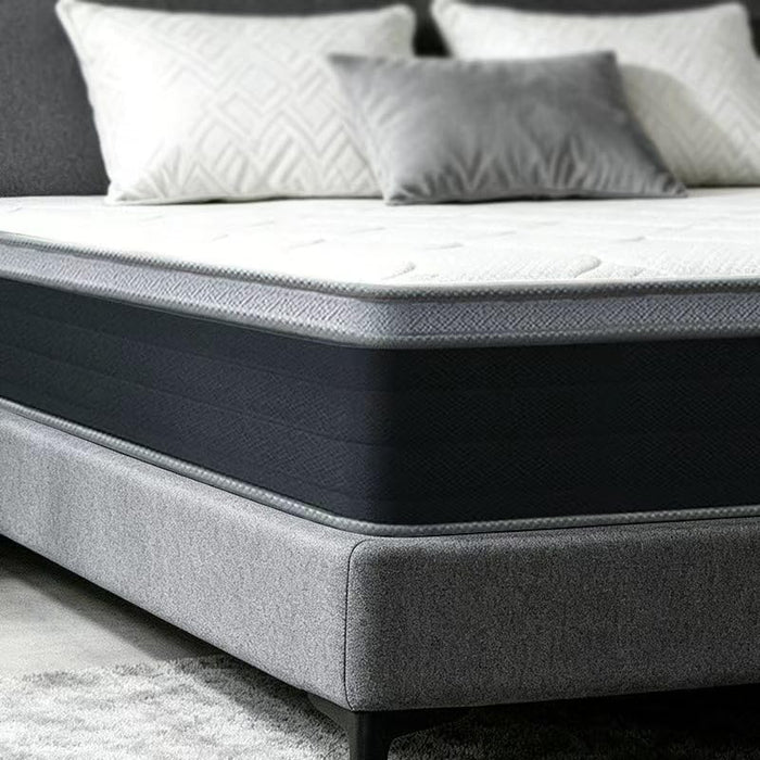 Queen Size Mattress in a Box 60X80 Inch 10 Inch Soft Pocket Spring Mattress Hotel Quality Quiet Support Polyester Cover Foam Filled