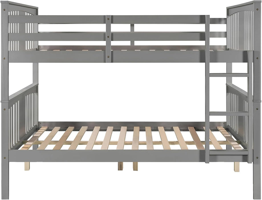 CharcoalGrey Full Over Full Bunk Bed Interchangeable