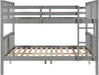 CharcoalGrey Full Over Full Bunk Bed Interchangeable