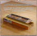 No Assembly Small 4 Tier Folding Bookshelf Compact Storage Shelves Vintage Bookcase Standing Racks for Bedroom Living Room Home Office