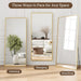 Full Length Mirror with Stand, 65"X24" Gold Full Body Mirror