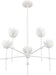 Bisque White LED Crystal Clear Chandelier FixturePro