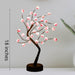 Cherry Blossom Tree Lamp, 18Inch 36 Led Bonsai Tree Lights, Battery/Usb Operated Japanese Decor Night Lights for Christmas Indoor Decorations Bedroom Home Gift Idea,Warm White