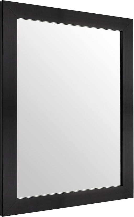 Rectangular Wall Mirror 12x16 Premium Obsidian Frame