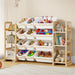 Extra Large Toy Storage Organizer, Dual Bookshelves, 12 Bins