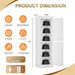 Tall White Metal Pantry Cabinet Sixtyseveninch Locking
