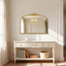 Gold Vintage Mirror 32''X24'' Laurel Leaf Design