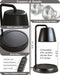 Candle Warmer Lamp with Timer and Dimmer - Electric Candle Lamp Warmer for Jar Candles - Ideal Home Decor Gift for Women, Daughter, and Mom - Includes 2 Bulbs (Black)