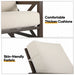 Isfried 3 Piece Metal Frame Outdoor Conversation with Thick Cushions