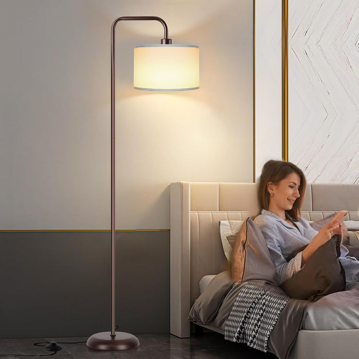 LED Floor Lamp for Living Room, 3 Color Temperature, with Foot Switch, 9W Bulb Included, Oil Rubbed Bronze
