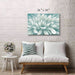 Abstract Flower Picture Wall Art: Blossom Painting Floral Artwork Hand Painted on Canvas for Bathroom (36''W X 24''H, Multiple Sizes)