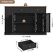 Kitchen Buffet Cabinet, Coffee Bar Cabinet, Black