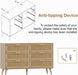 Rattan Double Dresser with 6 Drawers