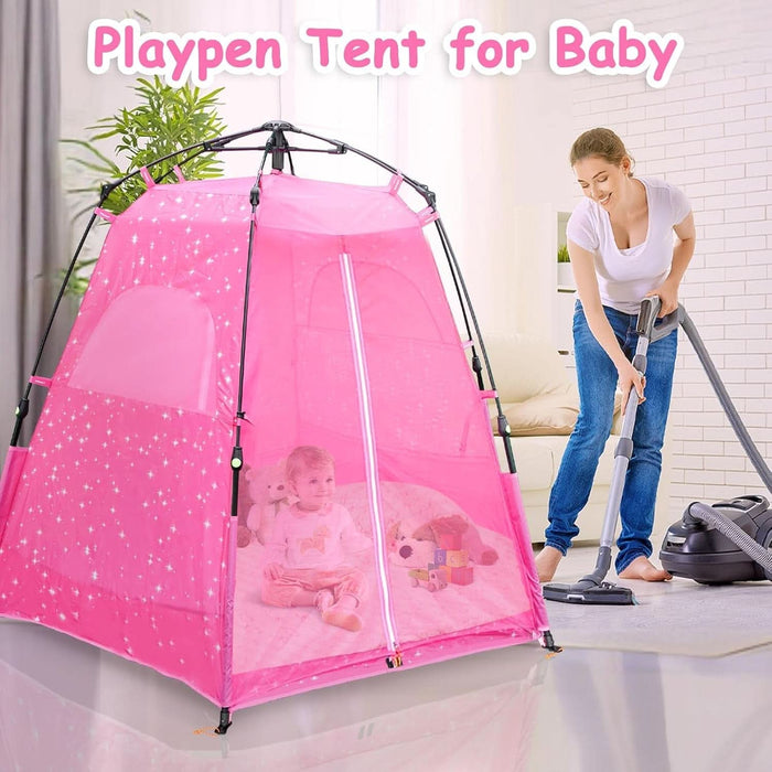 princess pop up tent Kids Pop Up Play Tent 78x66 Inch Princess Castle Playhouse