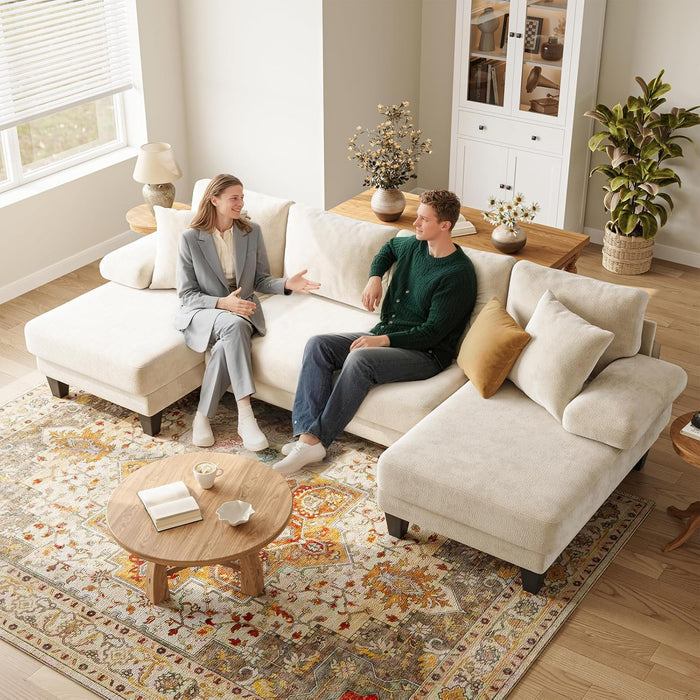 Sleeper Sofa Bed 112Inches PullOut LivingRoom Comfort