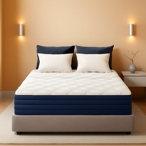 Double Mattress,12 Inch Full Mattrress with 7-Zone Hybrid Double Bed Mattresses,Pocket Sprung with Medium Firm for Body Support & Pressure Relief - 75 * 54In