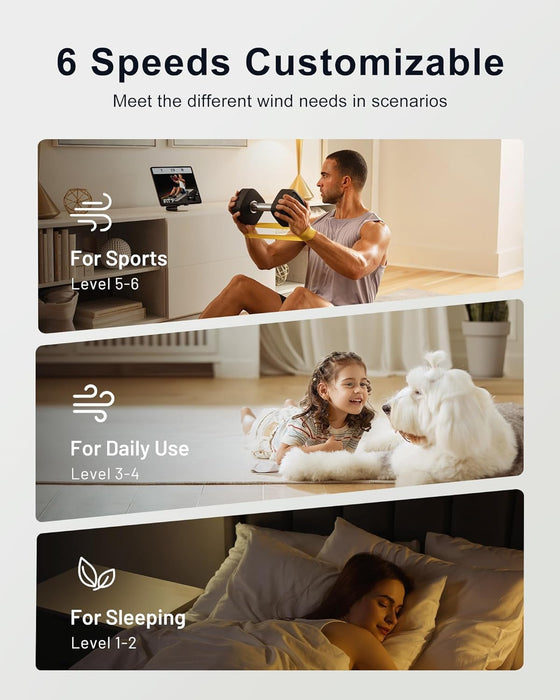 Ceiling Fans with Lights and Remote - 72 Inch Black Large Ceiling Fan for Inoor Bedroom, Living Room, Kichen, 3 Downrods, Dimmable, Super Quiet, 6 Speeds, Dual Finish 8 Blades