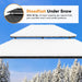 12x14 Weatherproof Gazebo WoodgrainFinish With LEDs