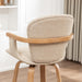 30" H Bar Height Swivel Bar Stools with Back and Arm Accent Barstools Chair
