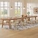 70.9-Inch Dining Table for 6-8, Large Farmhouse Kitchen Table with Reinforced Metal Legs for Kitchen & Dining & Living Room, Natural