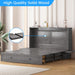 Queen Murphy Bed Cabinet SolidWood Mattress Included