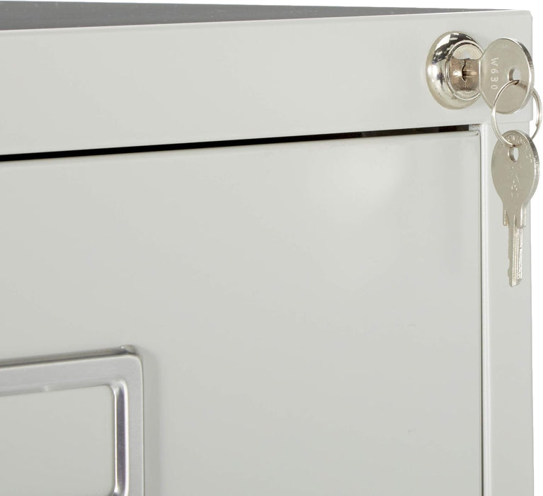 LLR48499 Commercial Grade Vertical File Cabinet, Light Gray